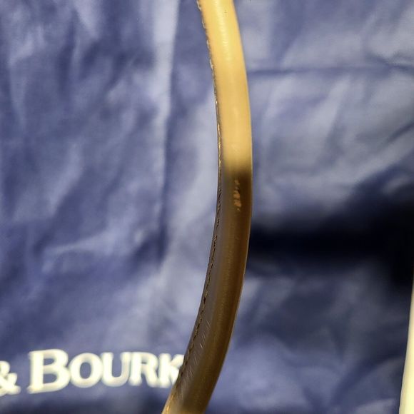 Dooney & Bourke Beacon Zip Tote Taupe Smooth Leather Carryall Shopper Zipper - Picture 16 of 16